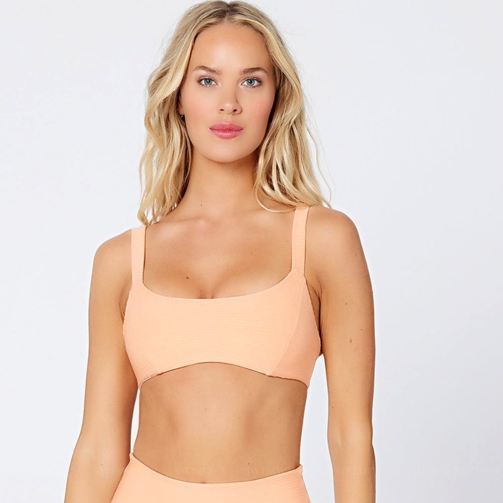 L*Space Peach Bikini Top